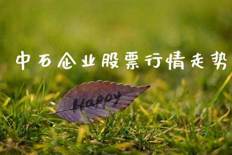 中石企业股票行情走势_https://www.apanben.com_股市分析_第1张
