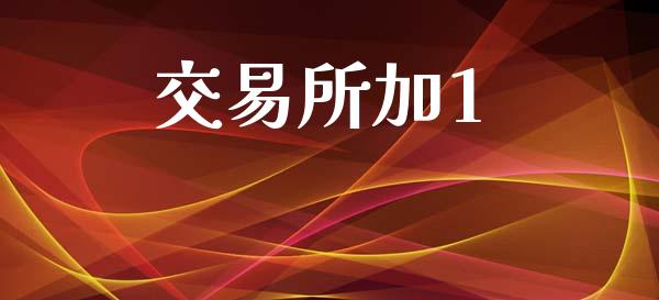 交易所加1_https://www.apanben.com_股票怎么玩_第1张