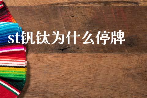st钒钛为什么停牌_https://www.apanben.com_股票怎么玩_第1张