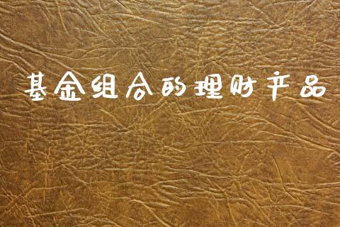 基金组合的理财产品_https://www.apanben.com_财经资讯_第1张
