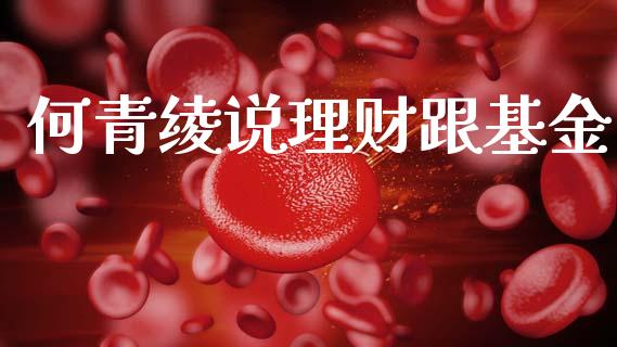 何青绫说理财跟基金_https://www.apanben.com_国际财经_第1张
