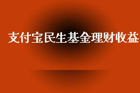 支付宝民生基金理财收益_https://www.apanben.com_国际财经_第1张