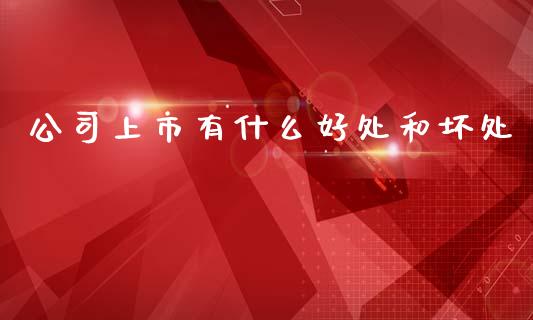 公司上市有什么好处和坏处_https://www.apanben.com_在线喊单_第1张