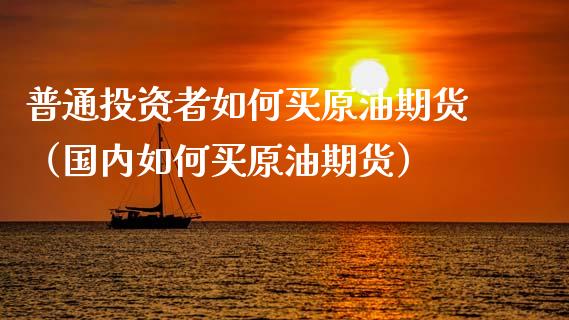 普通投资者如何买原油期货（国内如何买原油期货）_https://www.apanben.com_国际期货_第1张