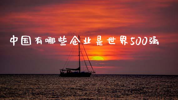 中国有哪些企业是世界500强_https://www.apanben.com_国际财经_第1张
