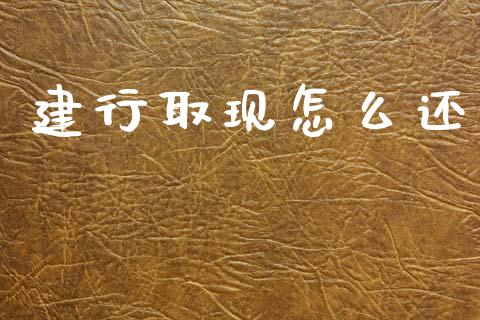 建行取现怎么还_https://www.apanben.com_股市指导_第1张