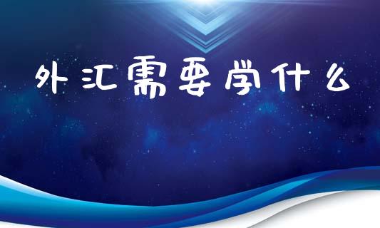 外汇需要学什么_https://www.apanben.com_股票怎么玩_第1张