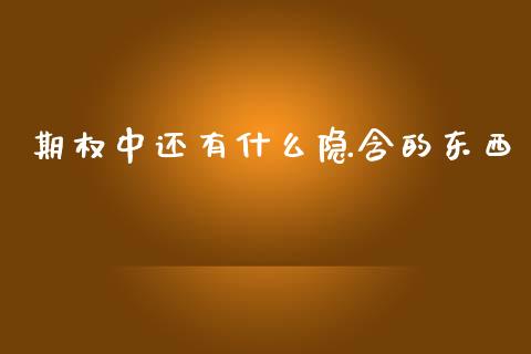 期权中还有什么隐含的东西_https://www.apanben.com_股票怎么玩_第1张