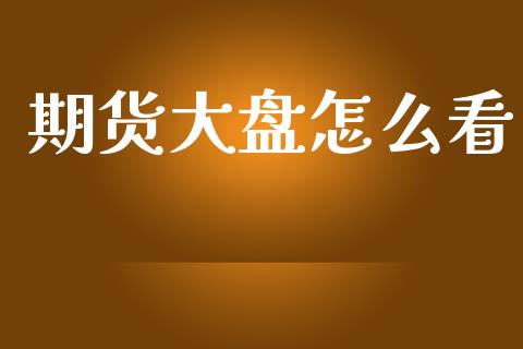 期货大盘怎么看_https://www.apanben.com_股市指导_第1张