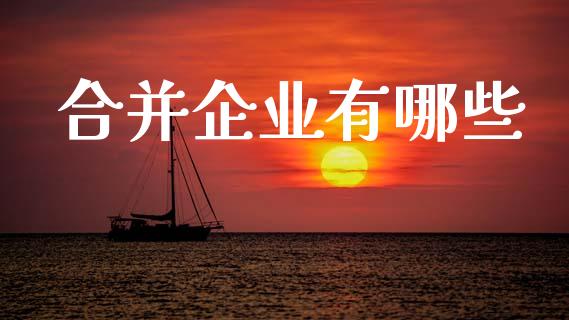 合并企业有哪些_https://www.apanben.com_期货学院_第1张