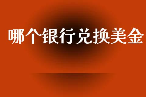 哪个银行兑换美金_https://www.apanben.com_在线喊单_第1张