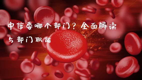 中信委哪个部门？全面解读与部门职能_https://www.apanben.com_国际财经_第1张