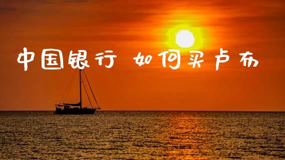 中国银行 如何买卢布_https://www.apanben.com_股票怎么玩_第1张