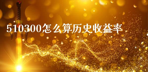 510300怎么算历史收益率_https://www.apanben.com_股票怎么玩_第1张