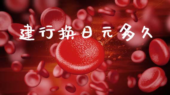 建行换日元多久_https://www.apanben.com_期货学院_第1张