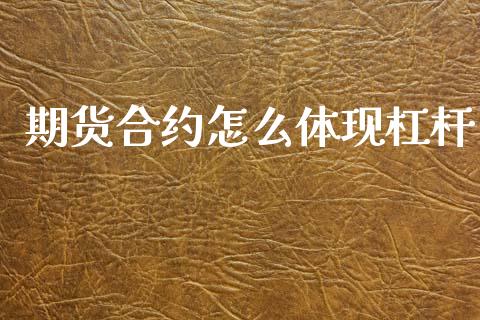 期货合约怎么体现杠杆_https://www.apanben.com_国际期货_第1张