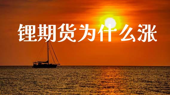 锂期货为什么涨_https://www.apanben.com_国际期货_第1张