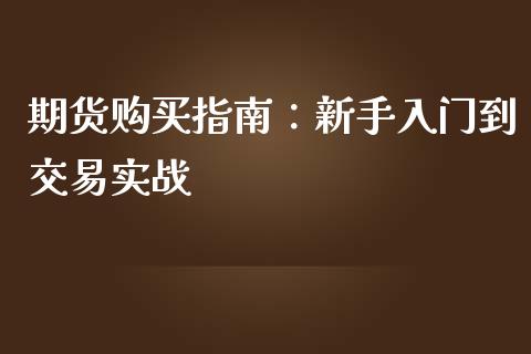 期货购买指南：新手入门到交易实战_https://www.apanben.com_股票怎么玩_第1张