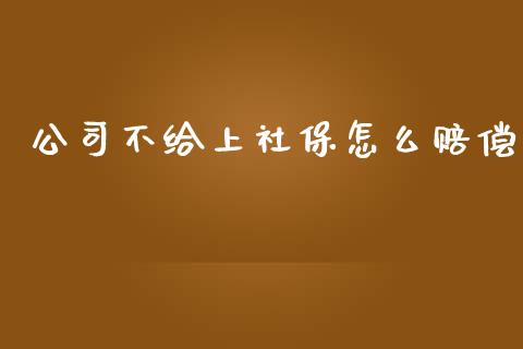 公司不给上社保怎么赔偿_https://www.apanben.com_期货学院_第1张