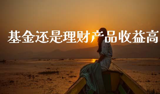 基金还是理财产品收益高_https://www.apanben.com_国际财经_第1张