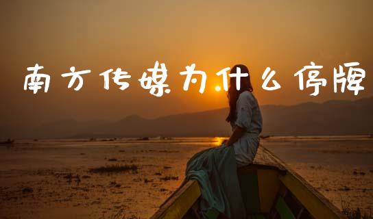 南方传媒为什么停牌_https://www.apanben.com_国际期货_第1张