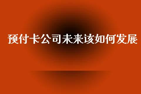 预付卡公司未来该如何发展_https://www.apanben.com_在线喊单_第1张