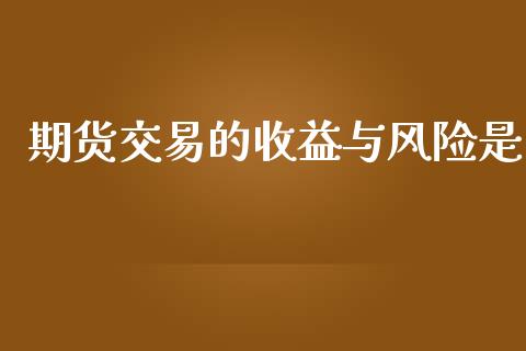 期货交易的收益与风险是_https://www.apanben.com_期货学院_第1张