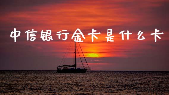 中信银行金卡是什么卡_https://www.apanben.com_财经资讯_第1张
