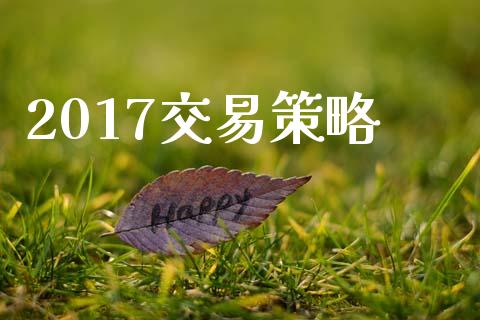 2017交易策略_https://www.apanben.com_国际财经_第1张