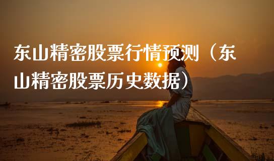 东山精密股票行情预测（东山精密股票历史数据）_https://www.apanben.com_股市分析_第1张