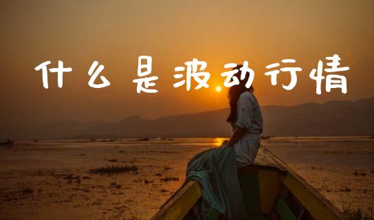 什么是波动行情_https://www.apanben.com_国际财经_第1张