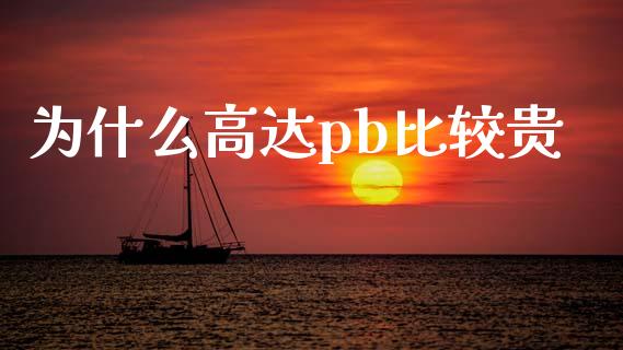 为什么高达pb比较贵_https://www.apanben.com_国际期货_第1张