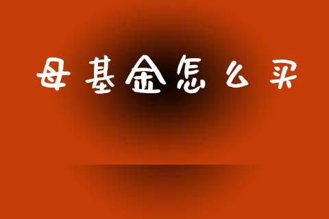 母基金怎么买_https://www.apanben.com_股市指导_第1张