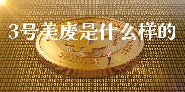3号美废是什么样的_https://www.apanben.com_财经资讯_第1张