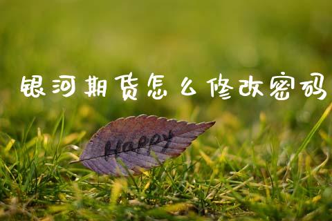 银河期货怎么修改密码_https://www.apanben.com_股市指导_第1张