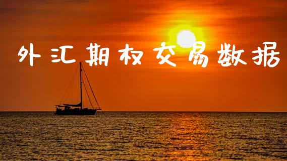 外汇期权交易数据_https://www.apanben.com_国际期货_第1张