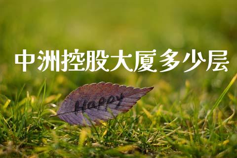中洲控股大厦多少层_https://www.apanben.com_股市指导_第1张