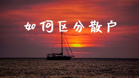 如何区分散户_https://www.apanben.com_国际期货_第1张