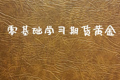 零基础学习期货黄金_https://www.apanben.com_国际期货_第1张