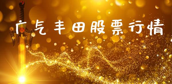 广气丰田股票行情_https://www.apanben.com_股市指导_第1张