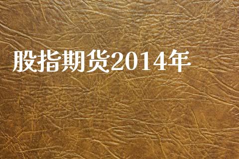 股指期货2014年_https://www.apanben.com_股市指导_第1张