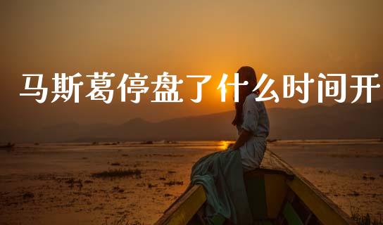 马斯葛停盘了什么时间开_https://www.apanben.com_在线喊单_第1张