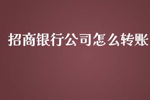 招商银行公司怎么转账_https://www.apanben.com_国际期货_第1张