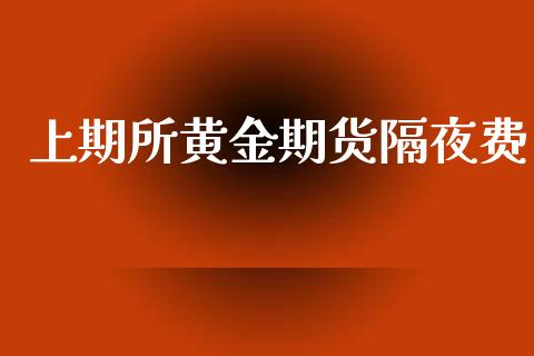 上期所黄金期货隔夜费_https://www.apanben.com_期货学院_第1张