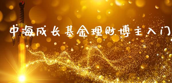 中海成长基金理财博主入门_https://www.apanben.com_国际财经_第1张