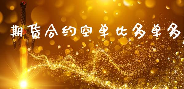 期货合约空单比多单多_https://www.apanben.com_股市分析_第1张