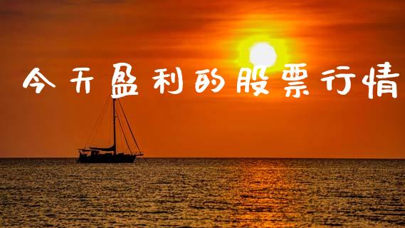 今天盈利的股票行情_https://www.apanben.com_股市分析_第1张