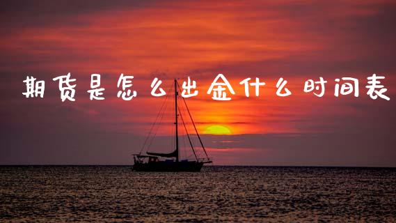期货是怎么出金什么时间表_https://www.apanben.com_国际期货_第1张