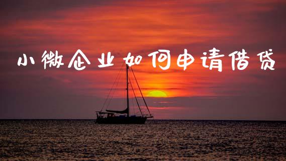 小微企业如何申请借贷_https://www.apanben.com_在线喊单_第1张