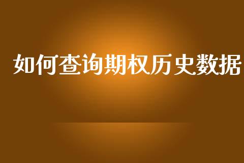 如何查询期权历史数据_https://www.apanben.com_在线喊单_第1张